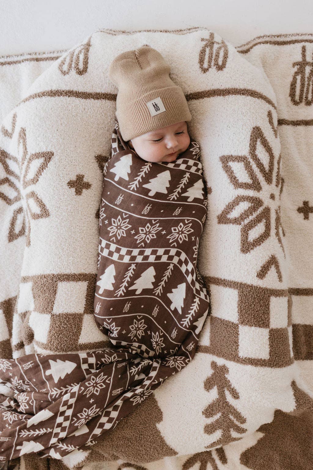 Muslin Swaddle | Forever Fair Isle