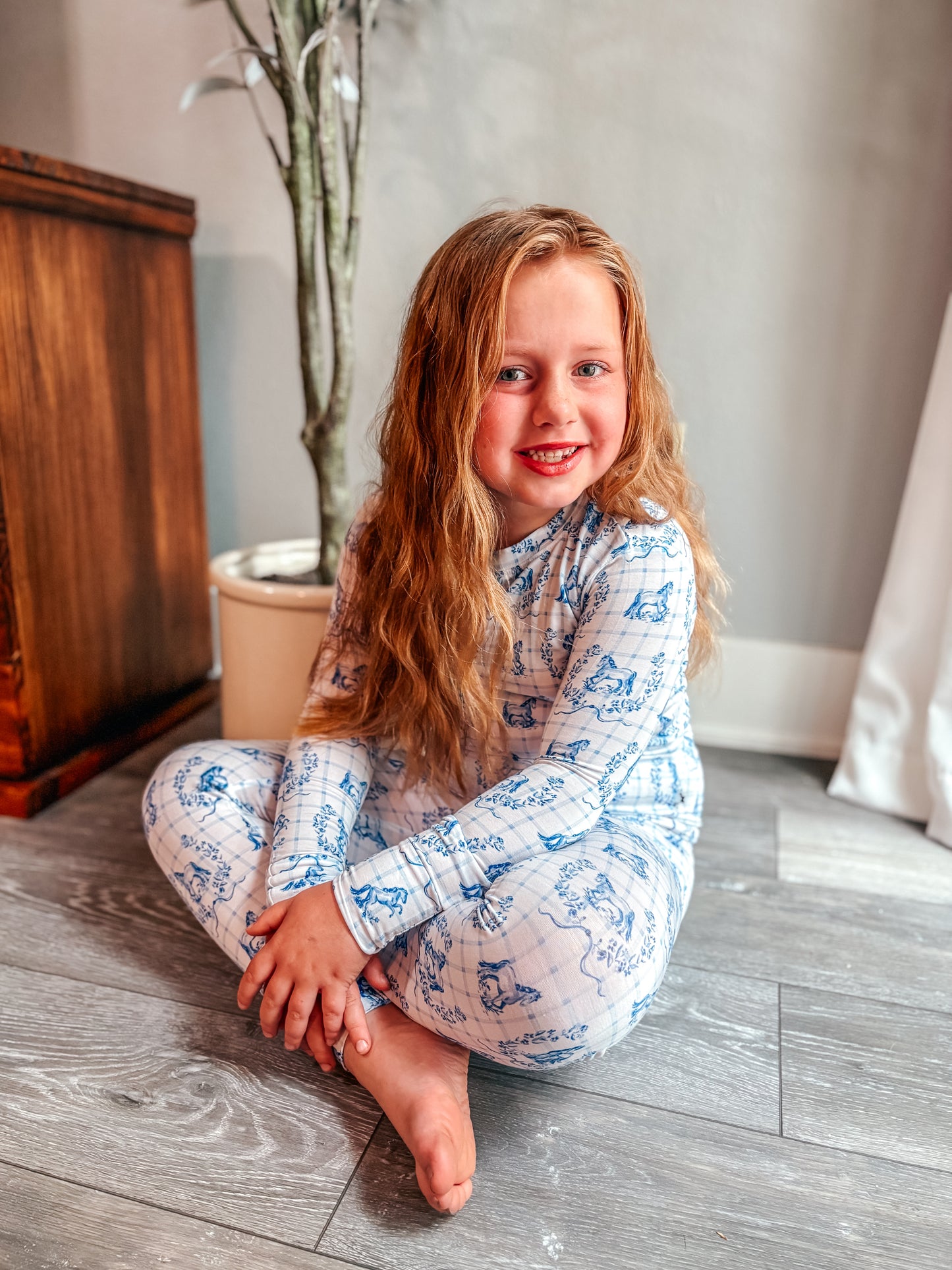 Blue Pony 2 Piece PJ