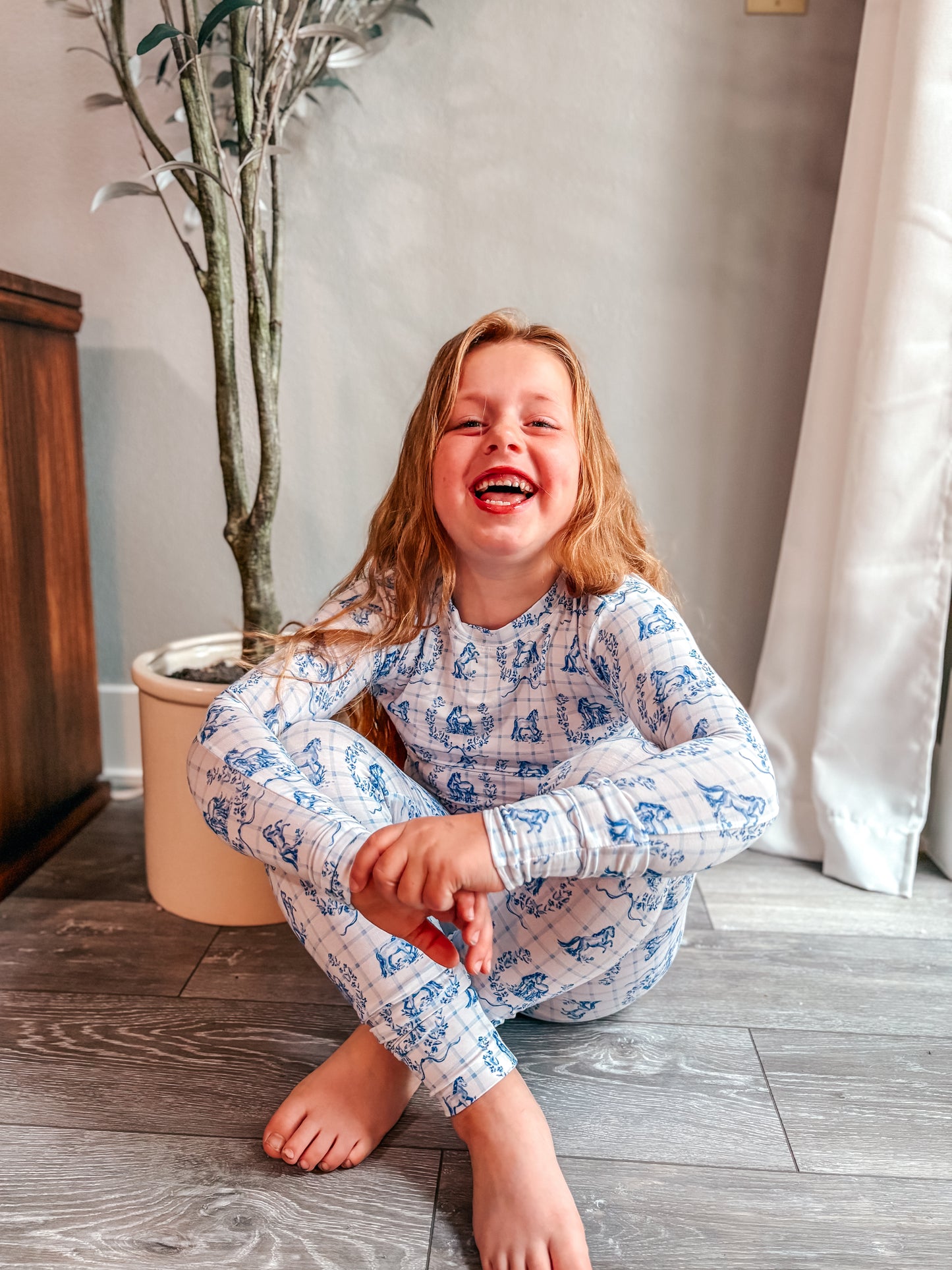 Blue Pony 2 Piece PJ
