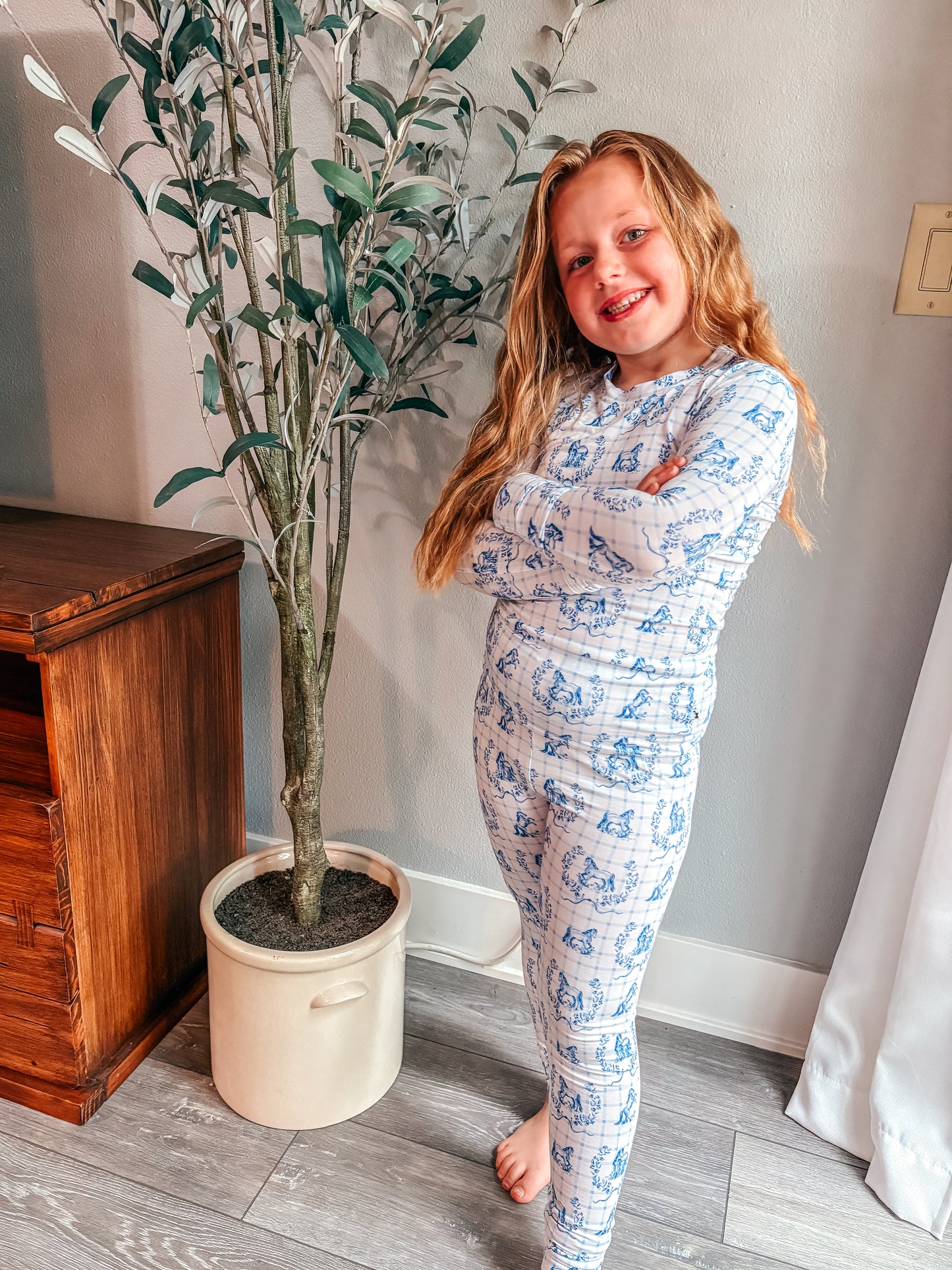 Blue Pony 2 Piece PJ