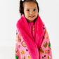 Pink Breakfast Plush Blanket
