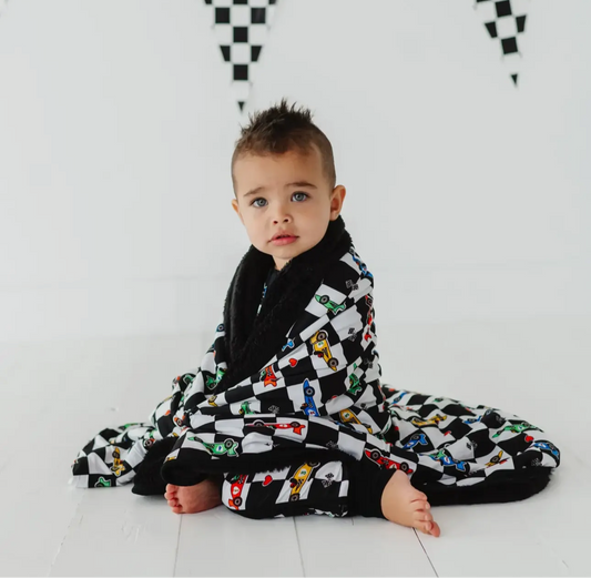 Race Car Plush Blanket