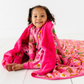 Pink Breakfast Plush Blanket