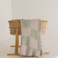 Plush Blanket | Sage Wavy Checker